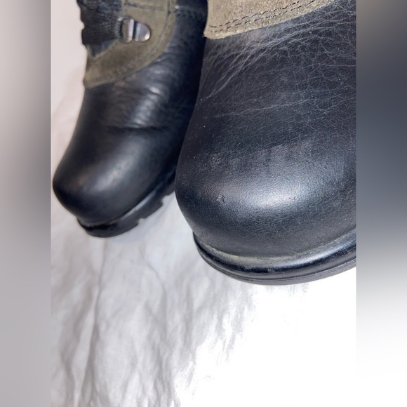 Women’s MARTINO Canadian leather suede and shearling lined winter boots Sz 7W - Picture 6 of 16